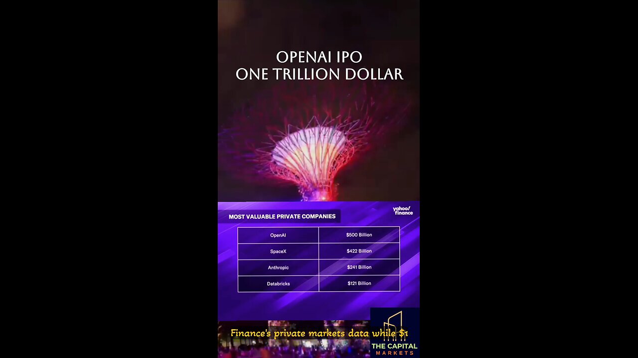 ONE TRILLION DOLLAR, OPENAI IPO
