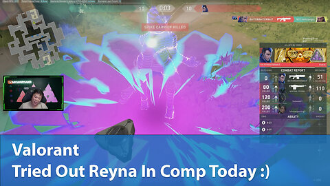 Tried Out Reyna In Comp Today :) | Competitive 2W-2L | Valorant