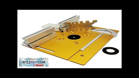 Aluminium Ally Woodworking Router Table Insert Plate Miter Gauge WorkBenches Wood Router Review