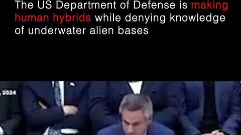 The Pentagon CIA/MOSSAD are making human hybrids 
