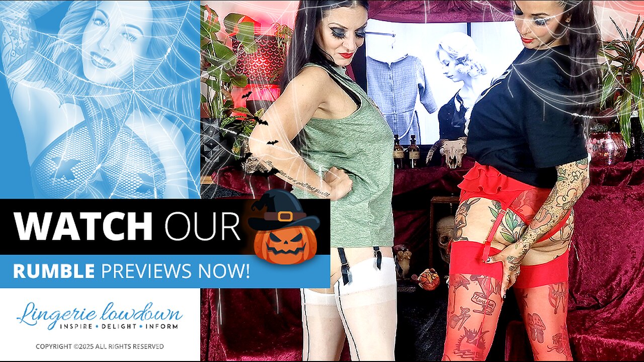 Dani Thompson and November Reign review Glamory and Playful Promises seamed stockings [PREVIEW]