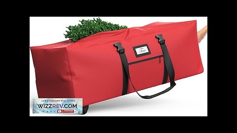 Rolling Christmas Tree Storage Bag Fits Up to 9 Ft Artificial Tree Review