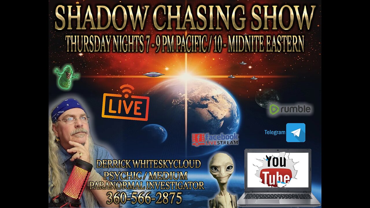SHADOW CHASING SHOW 6-2-2025- CONSPIRACIES FACT OR FICTION WAKE UP WORLD -ITS YOUR WORLD & WELCOME TO IT?