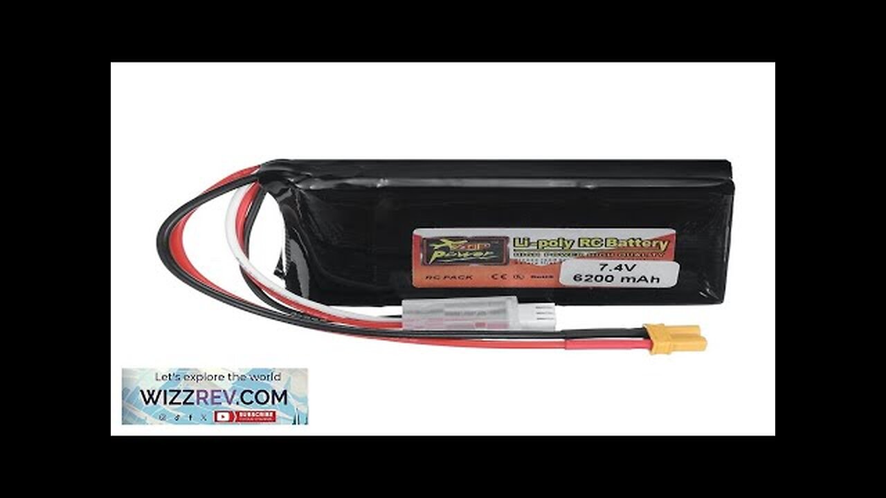 ZOP Power 7.4V 6200mAh 2S LiPo Battery With XT30 Plug for Boxer/TX16S Review