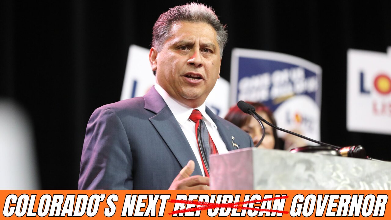 COLORADO ELECTION NEWS! Greg Lopez Drops Republican Title To Run Unaffiliated For Governor