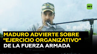Maduro avisa sobre un "ejercicio especial organizativo" de la Fuerza Armada y las milicias