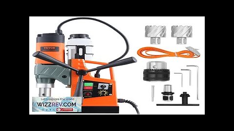 VEVOR Magnetic Drill 1450W 1.57" Boring Diameter 12500N 800 RPM Portable Electric Review