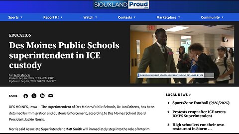 Des Moines Public Schools Superintendent Detained By ICE