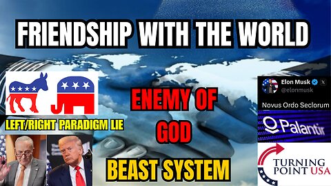 Political Deception ! Left/Right Paradigm Lie Is Friendship With The World !