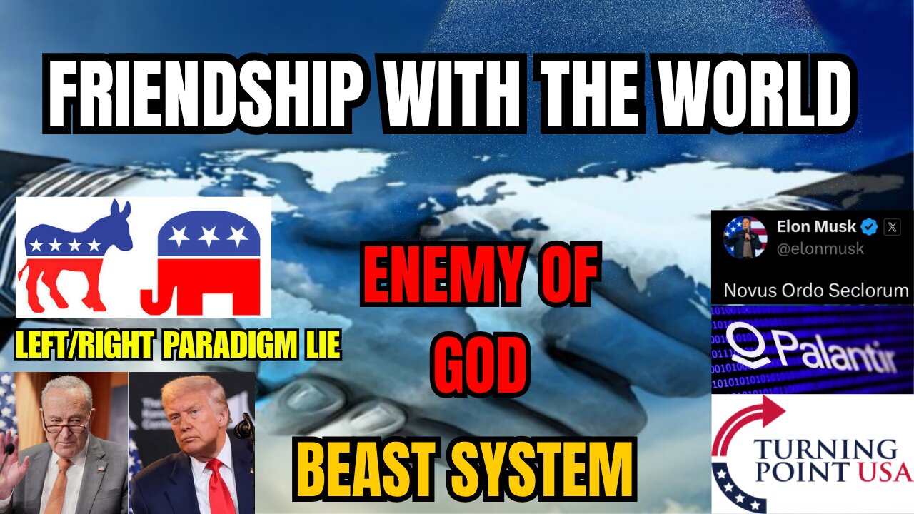 Political Deception ! Left/Right Paradigm Lie Is Friendship With The World !