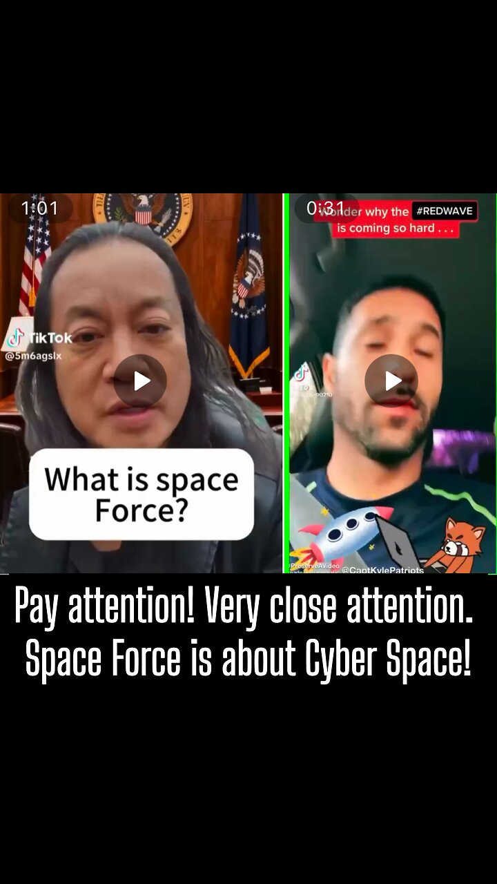 SPACE FORCE is about CYBER SPACE