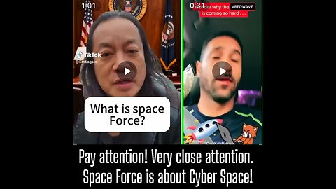 SPACE FORCE is about CYBER SPACE
