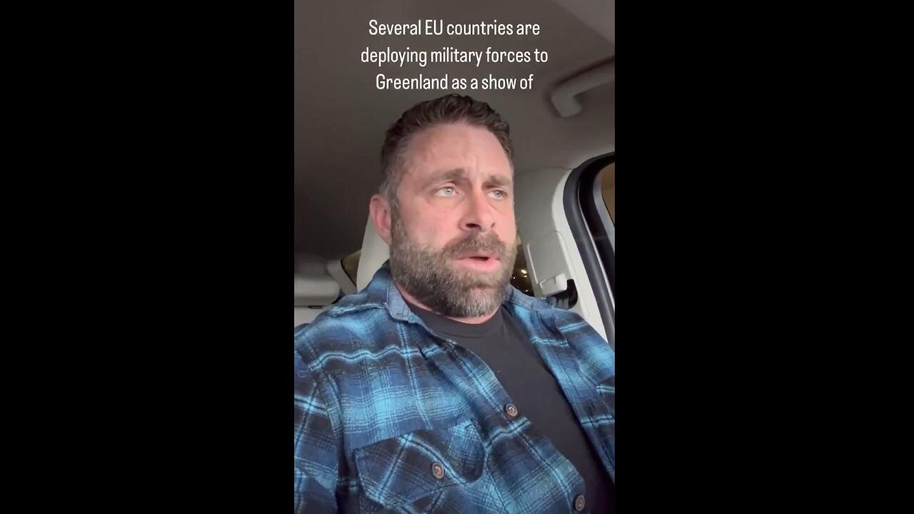 THE E.U. DEPLOYS TROOPS TO GREENLAND...