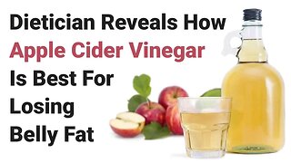 How Apple Cider Vinegar Helps Burn Belly Fat! – Dr. Mandell