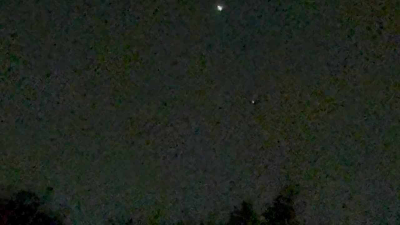 Light Orbs In Florida Night Sky