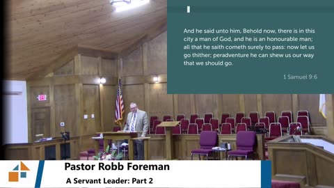 Pastor Robb Foreman // A Servant Leader: Part 2 // 2/19/25