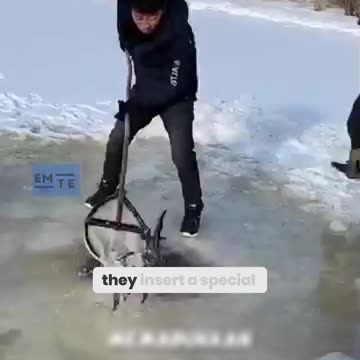 Winter's Wildest Fishing Tricks! Frozen River Net-Catching Secrets Revealed!