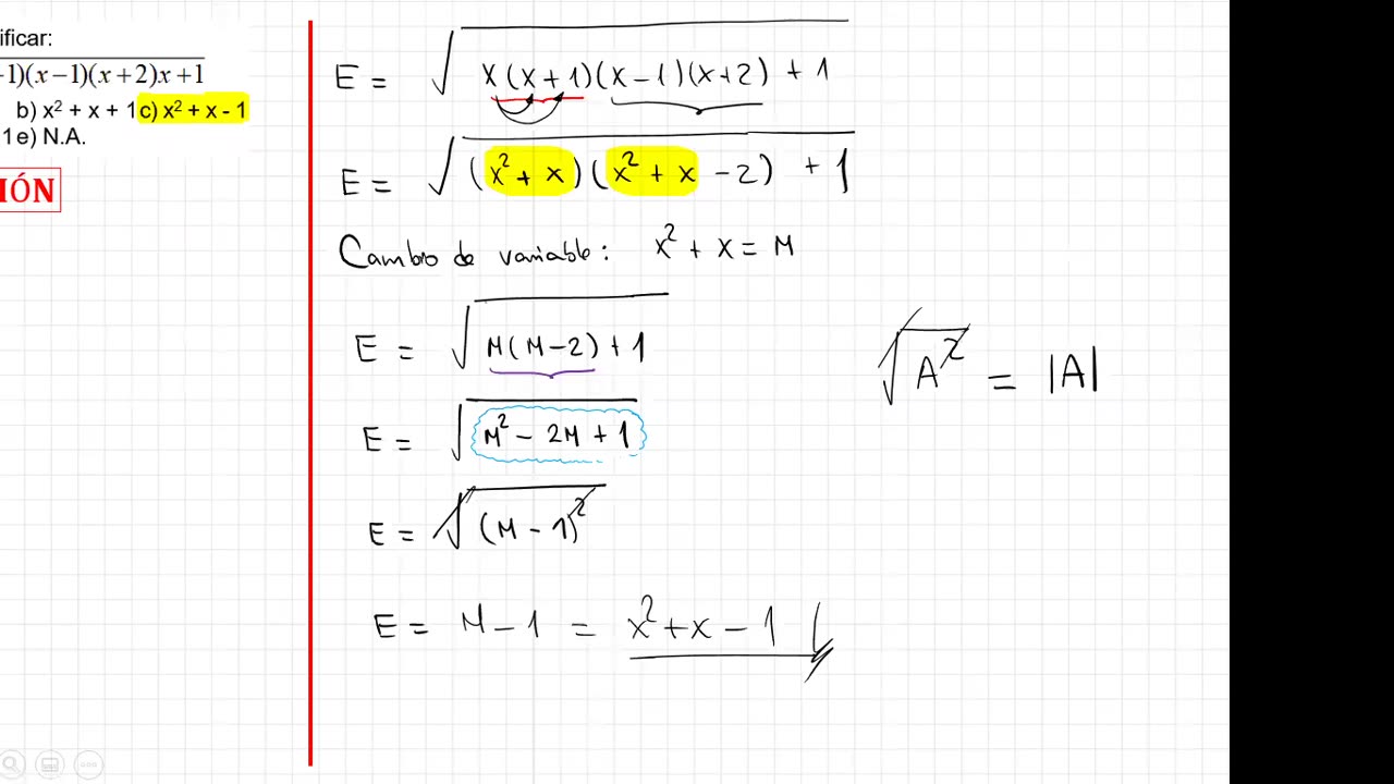 ASEUNI ANUAL 2021 | Semana 03 | Álgebra