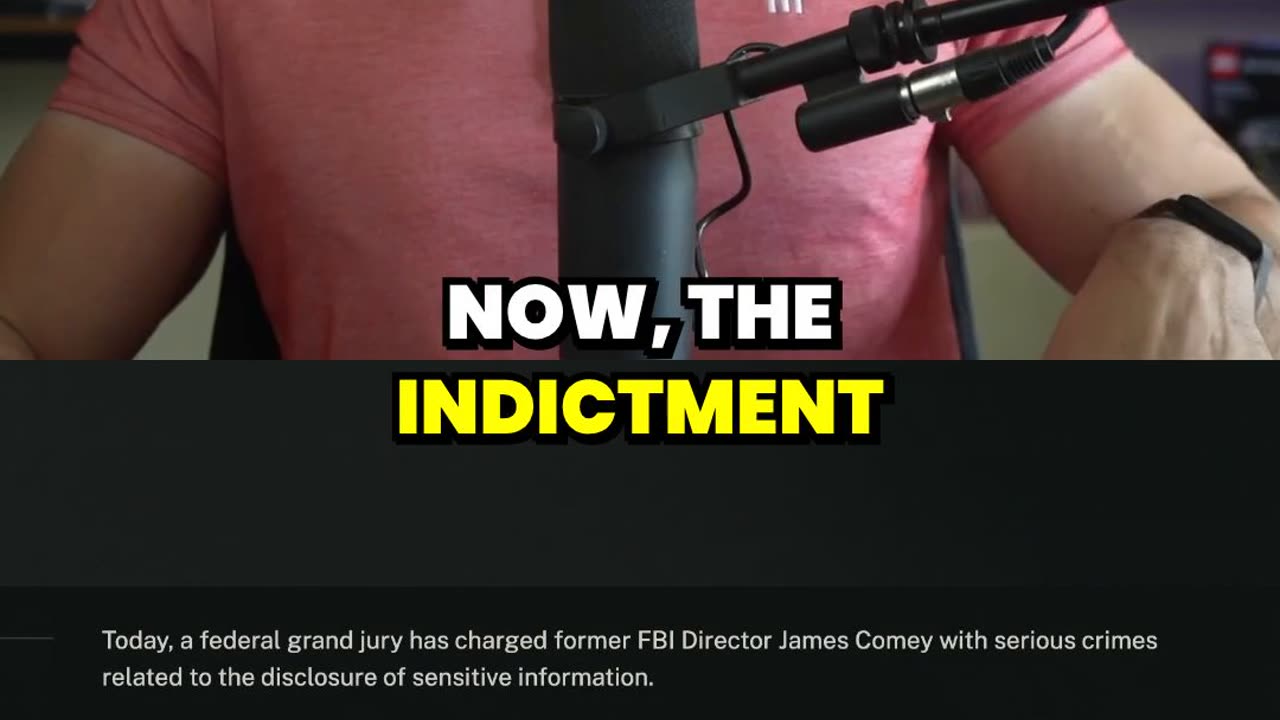 Comey Indicted Faces FIVE YEARS Behind Bars