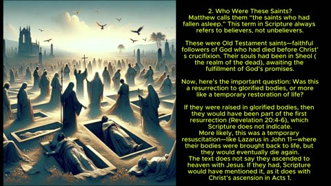 The Dead Who Walked After the Resurrection – A Biblical Explanation.