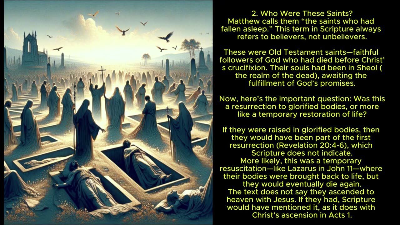 The Dead Who Walked After the Resurrection – A Biblical Explanation.