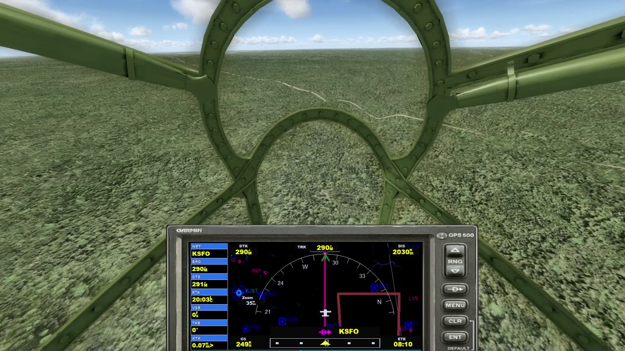 A Flight 93 flight simulation