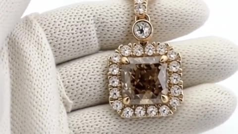 BROWN DIAMOND NECKLACE