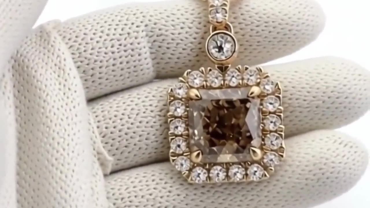 BROWN DIAMOND NECKLACE