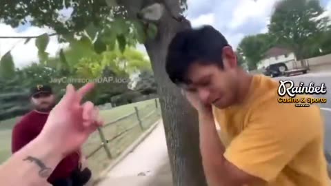 Child Predator Gets Smacked and Thrown Over Fence After Attempting to Meet Young Boy 🚨