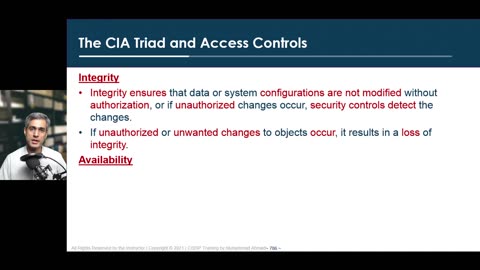 145 - Domain 5 - 51 CIA Triad and Access Controls