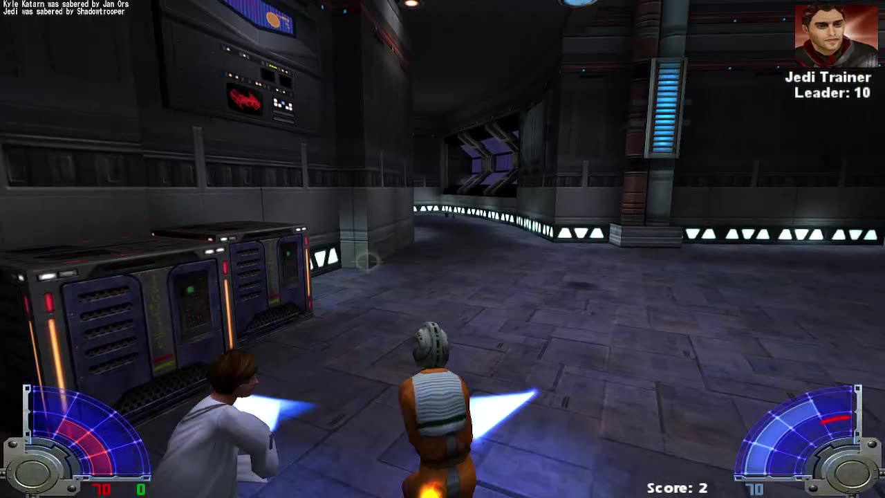 Star Wars Jedi academy gameplay