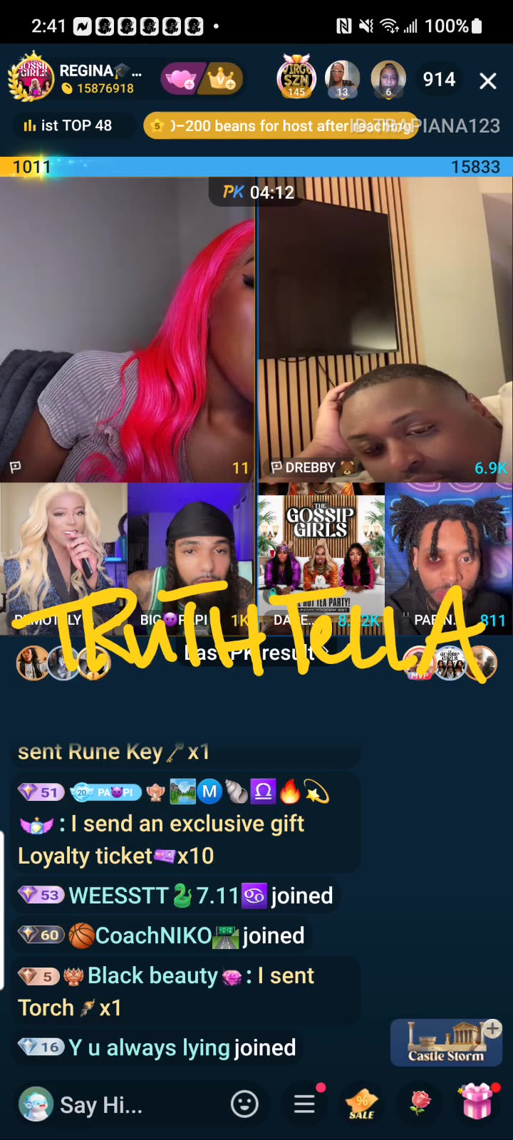 LIYAH THE DOLL VS. OFFICIAL CITIZEN GOSSIP GURLS AFTER PARTY TEAM PK