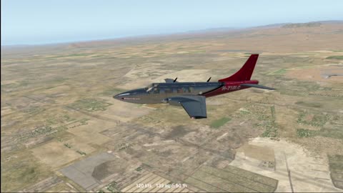 Aerostar 601p - Ubuntu Training in Xplane 11 - KFFZ 2025 -