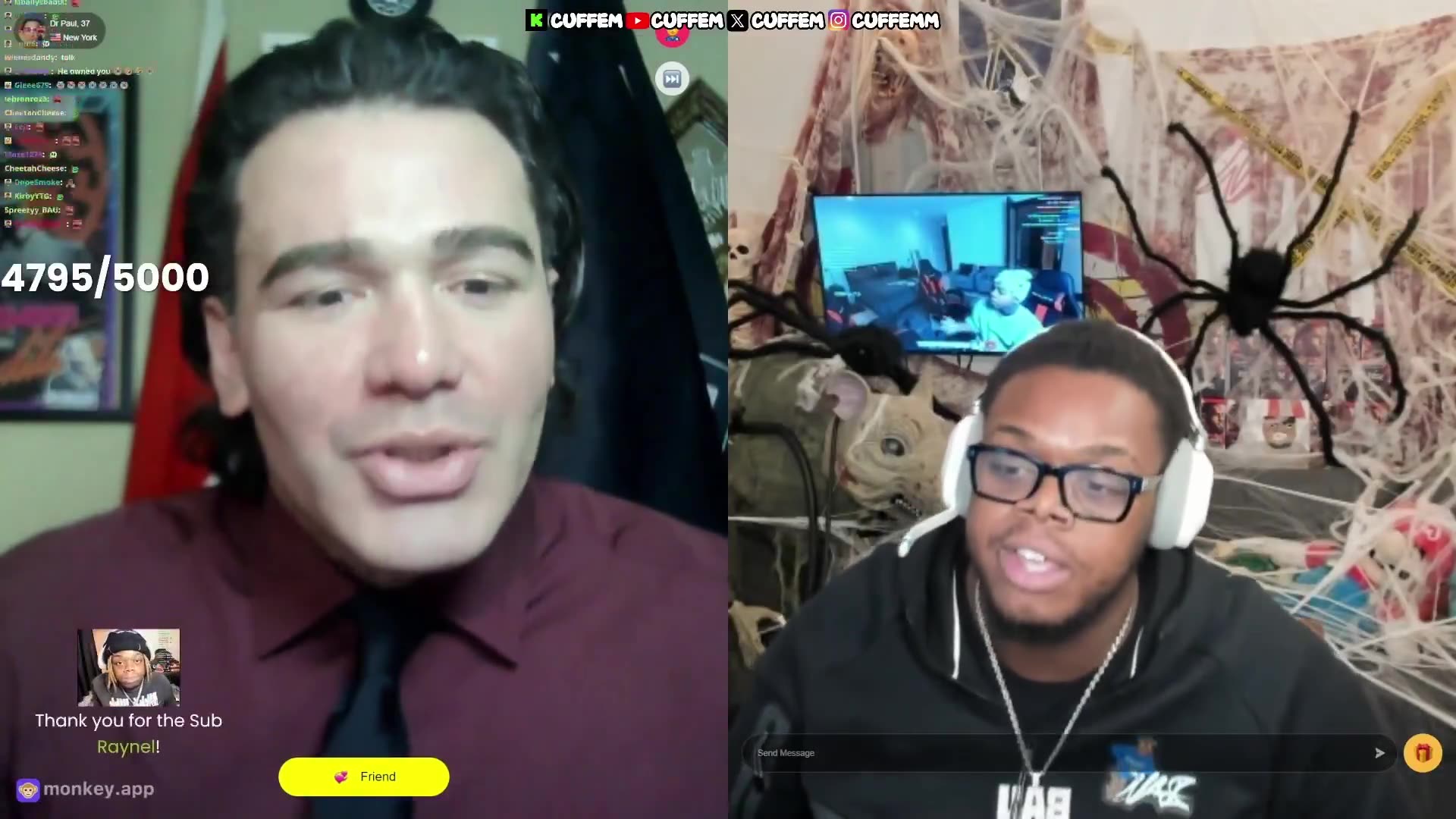 Cuffem randomly met Paul Miller on Monkey and did not hold back