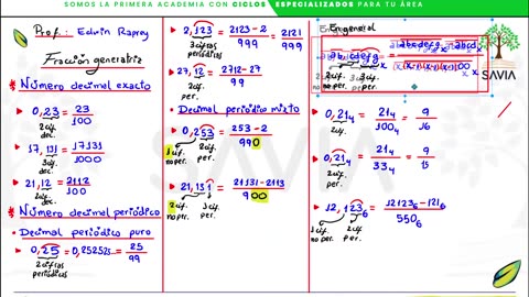 SAVIA REGULAR 2025 | Semana 13 | Aritmética