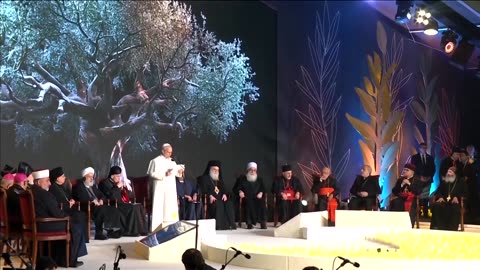 Pope speaks of hope for peace in Middle East during Lebanon visit