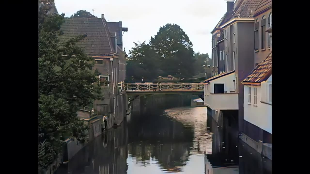 Stadsgezichten van Groningen in 1923 in Kleur! City of Groningen (NL) in 1923 in Color