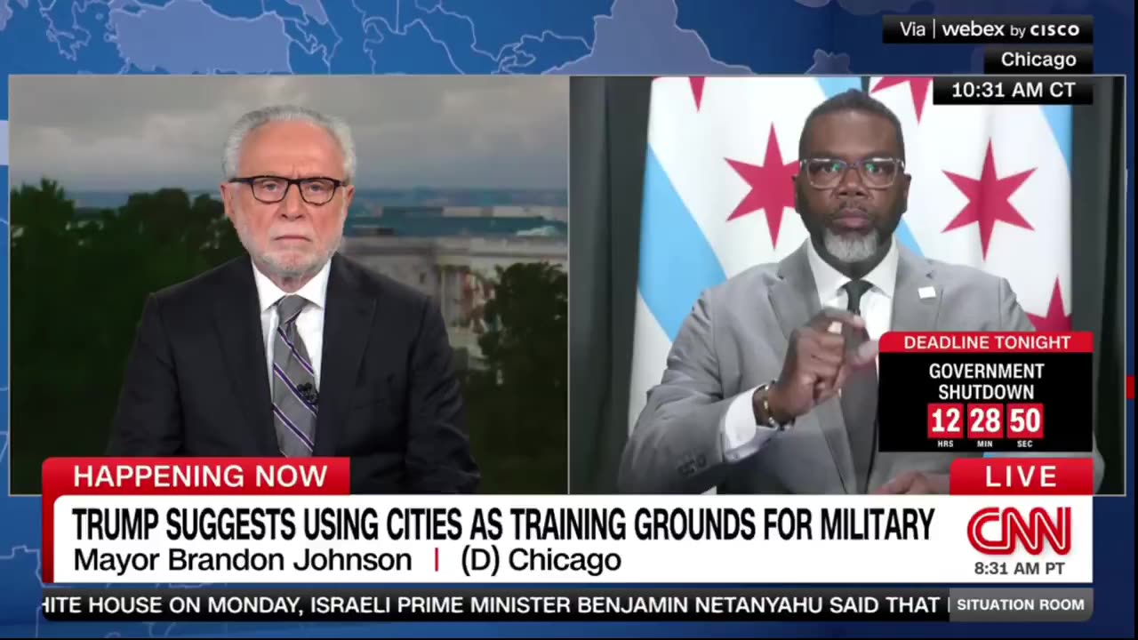 Chicago Mayor Brandon Johnson on President Trump sending troops to blue cities: