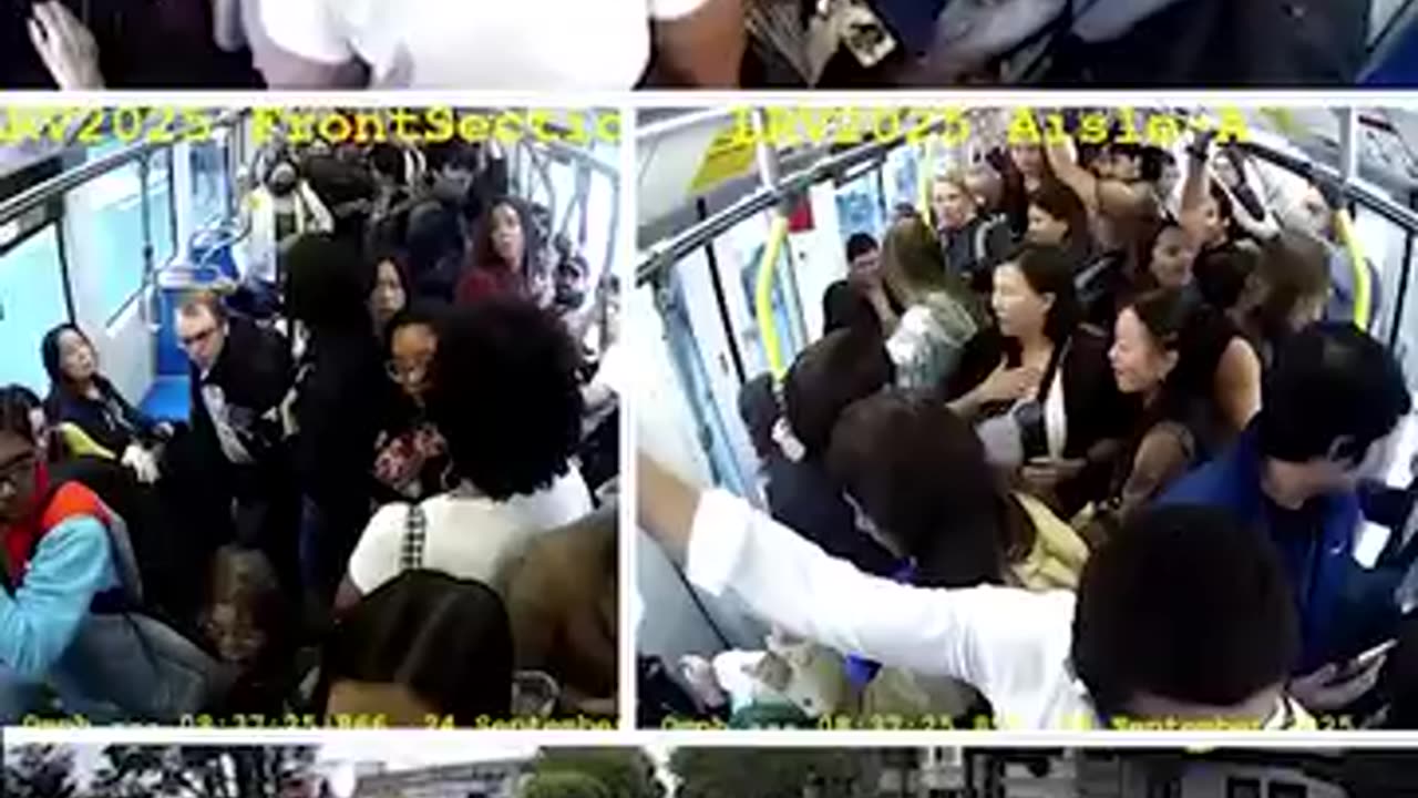 TRAIN OPERATOR APPEARS TO FALL ASLEEP WHILE GOING 50 MPH, JOLTS PASSENGERS