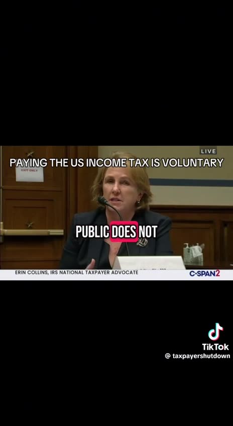 Paying Income Tax is VOLUNTARY - you hear that?