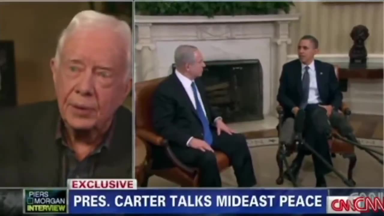 WATCH: Anti-Semite Jimmy Carter accuse Israel of being an 'apartheid state.'