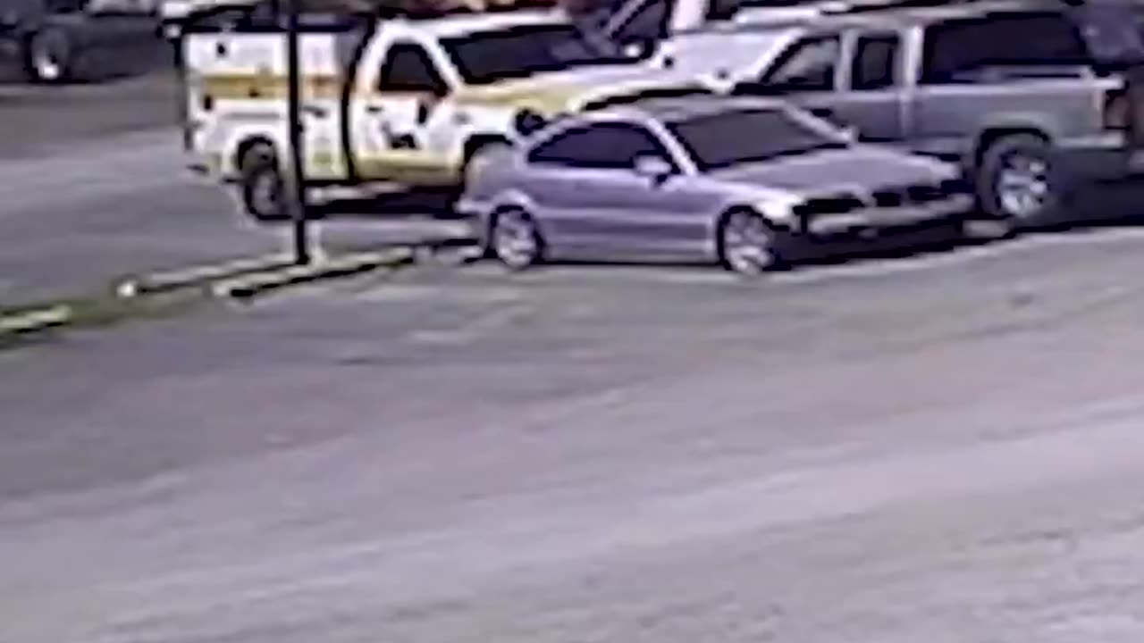 Surveillance video captures the plane crash in Fort Worth, Texas.