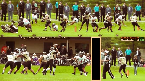 Prototype 413: Manchester's Logan Haston 6yd TD pass to Austin Adams vs Buffalo State