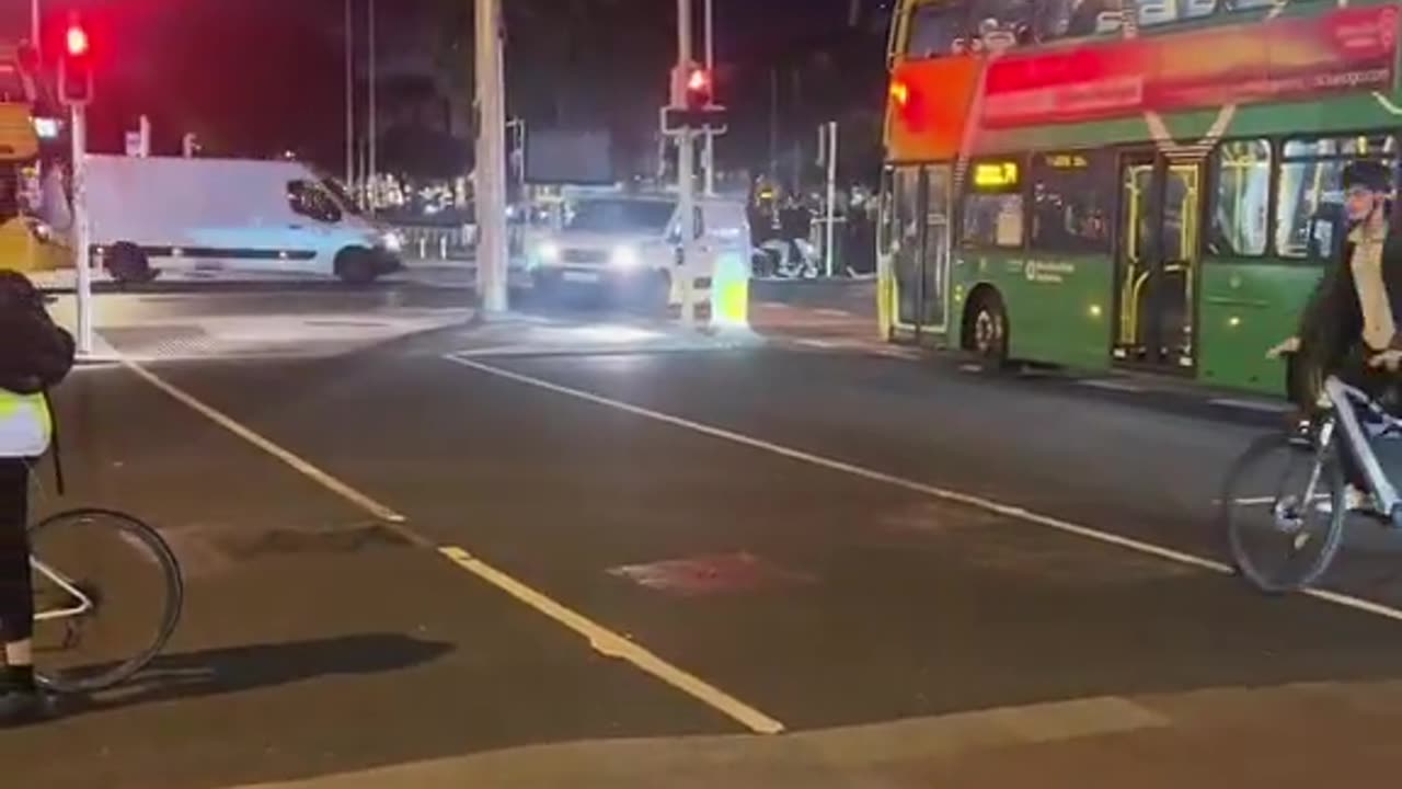 Dublin last night Dublin is on edge