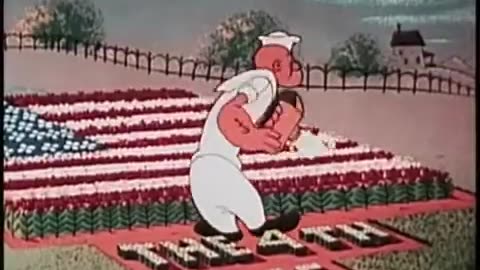 Patriotic Popeye Animation Video アニメーション мультфильм dessin animé bajki