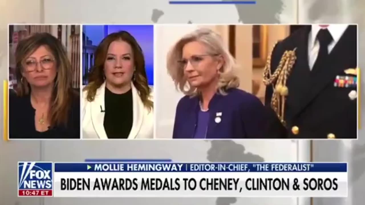 Biden Awards Corrupt Politicians: Liz Cheney, Hillary Clinton and George Soros