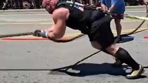 Brian Shaw’s Epic Final Bus Pull