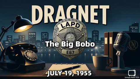 Dragnet - The Big Bobo - July 19, 1955 - Classic Police Radio Drama