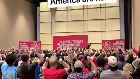 The Revolutionary Communists of America in their meeting in Philadelphia.