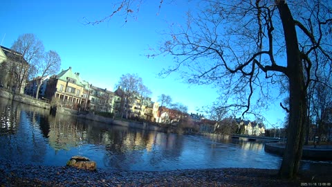 Testar Sportkameran. Slottsparken i Örebro 18 Nov. 2025